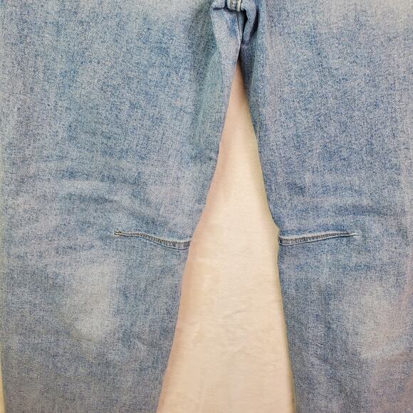 VERVET CITY LIGHTS BARREL JEANS Sz 25 Raw Hem High Rise Wide Leg Taper Stretch - Picture 15 of 16